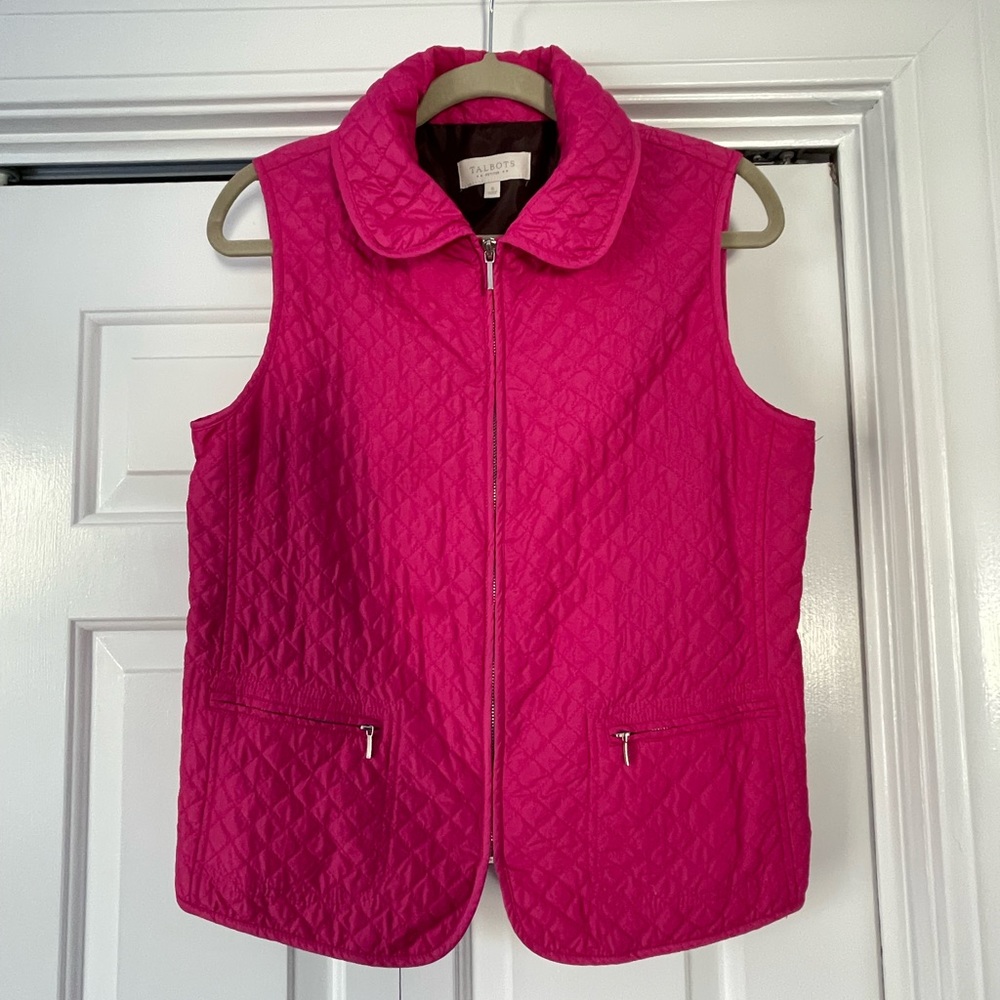Talbots women’s quilted vest